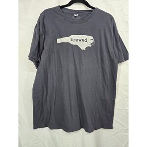 NC Beer Brewers Guild TShirt XL Gray North Carolina Brewed SouthernBeer USA Made